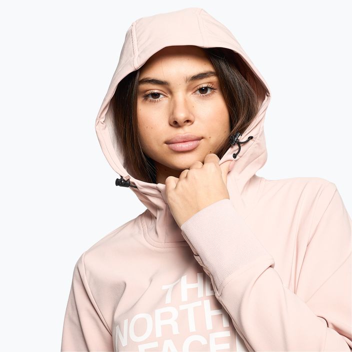 Giacca softshell da donna The North Face Tekno Pullover Hoodie rosa muschio 3