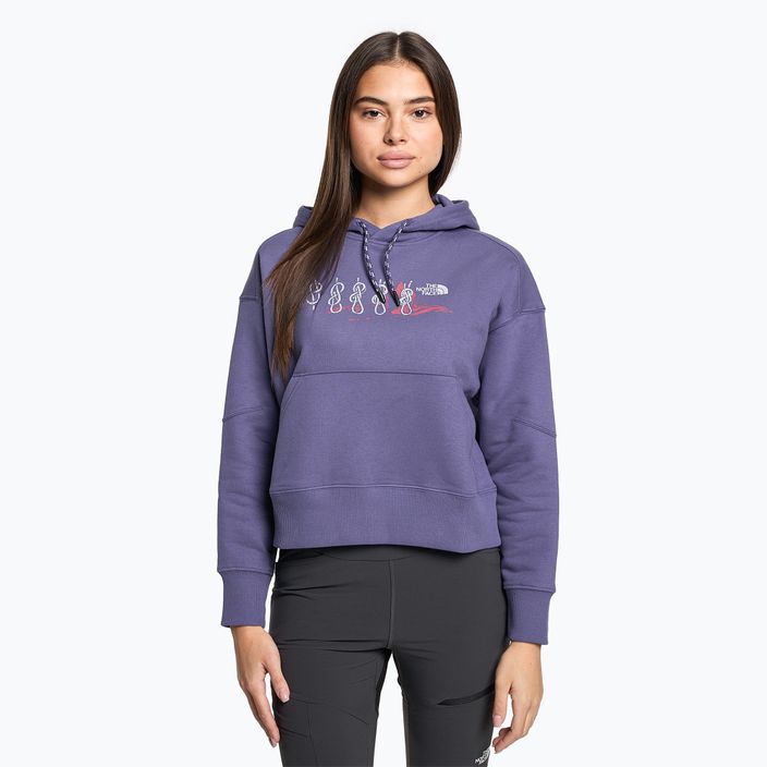 Felpa trekking donna The North Face Outdoor Graphic Hoodie cave blue