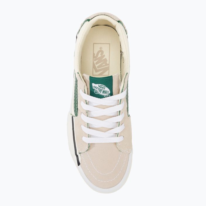 Scarpe Vans SK8-Low Reconstruct marshmallow/verde 5