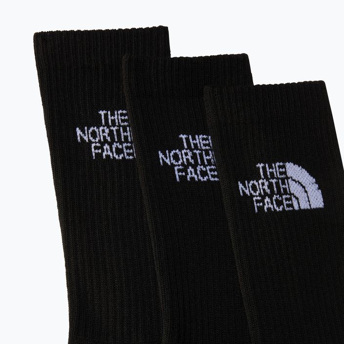 The North Face Multi Sport Cush Crew Sock calzini da trekking 3 paia nero 2
