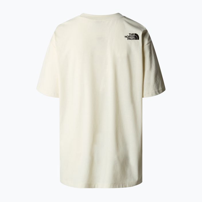 Maglietta The North Face Essential Oversize Tee donna bianco dune 2
