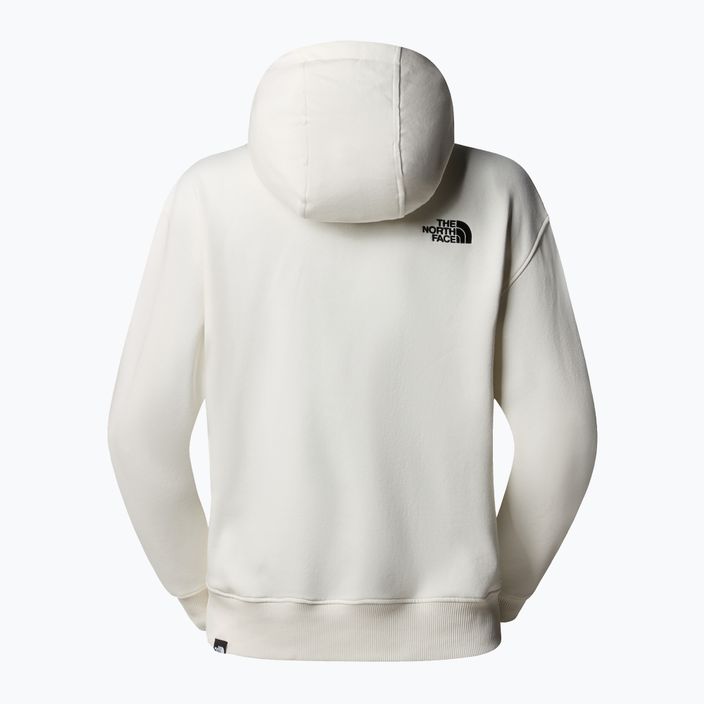 Felpa donna The North Face Essential Hoodie bianco dune 2