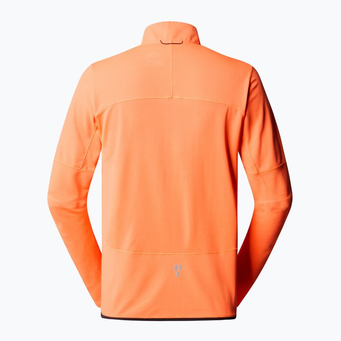 Felpa da running da uomo The North Face Sunriser 1/4 Zip, fiamma viva 6