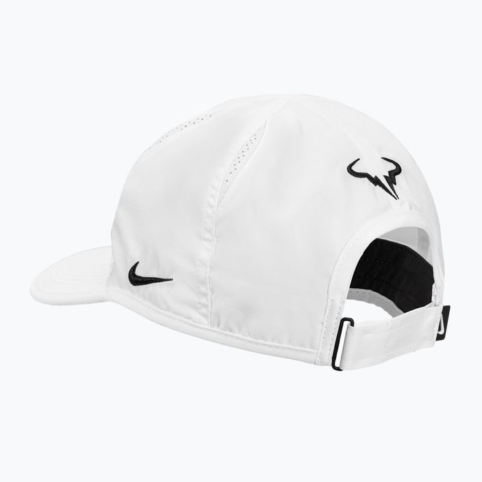 Cappellino da tennis Nike Rafa Dri-Fit Club bianco/nero 3