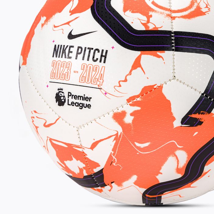 Nike Premier League calcio Pitch bianco / totale arancione / nero taglia 5 4