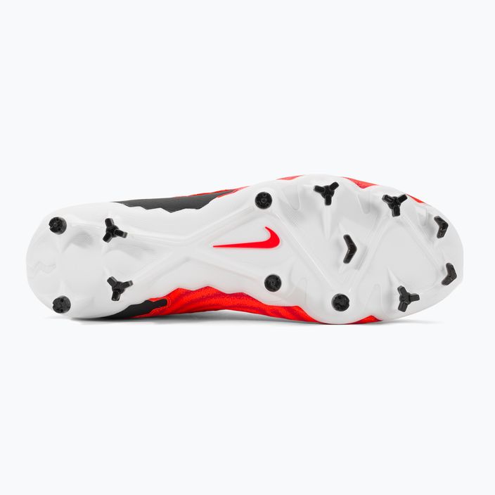 Nike Phantom GX Pro DF FG scarpe da calcio di colore cremisi/bianco/nero 5