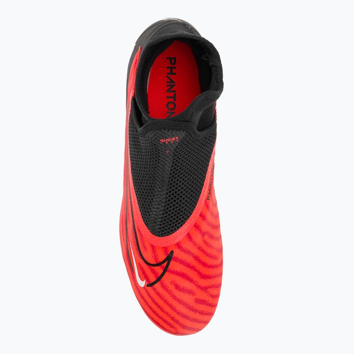 Nike Phantom GX Pro DF FG scarpe da calcio di colore cremisi/bianco/nero 6