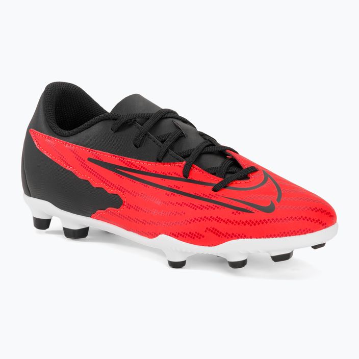 Nike Jr Phantom GX Club FG/MG scarpe da calcio per bambini di colore rosso cremisi/nero/bianco