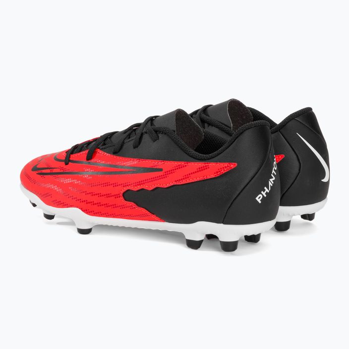 Nike Jr Phantom GX Club FG/MG scarpe da calcio per bambini di colore rosso cremisi/nero/bianco 3