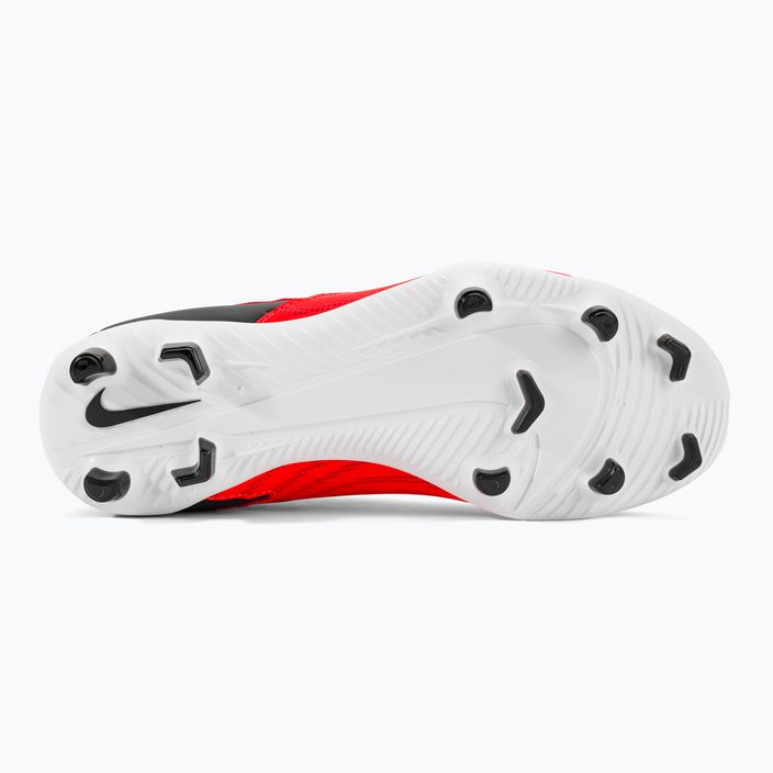 Nike Jr Phantom GX Club FG/MG scarpe da calcio per bambini di colore rosso cremisi/nero/bianco 5