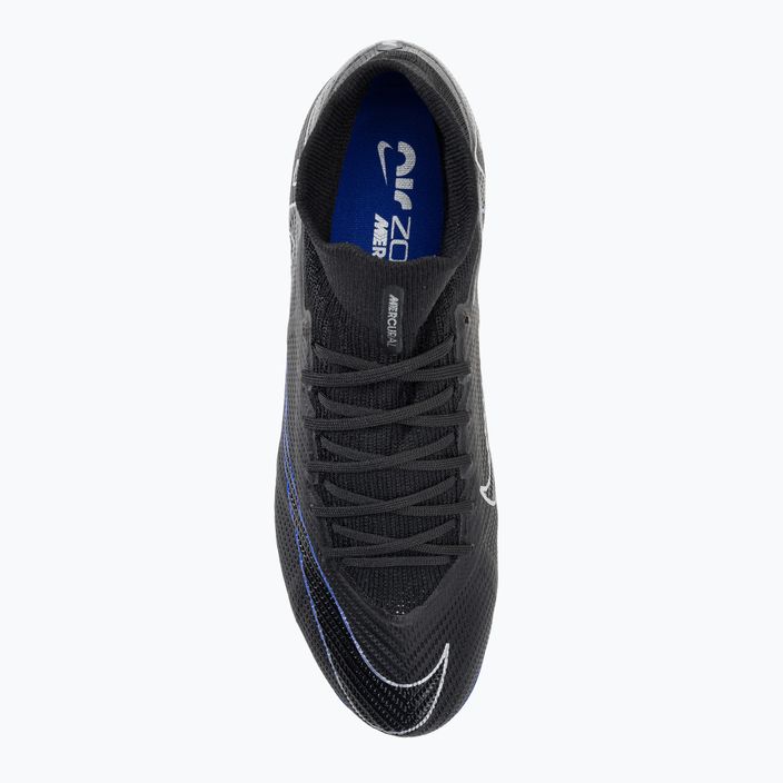 Nike Zoom Mercurial Superfly 9 Pro FG scarpe da calcio nero / cromo / iper royal 6