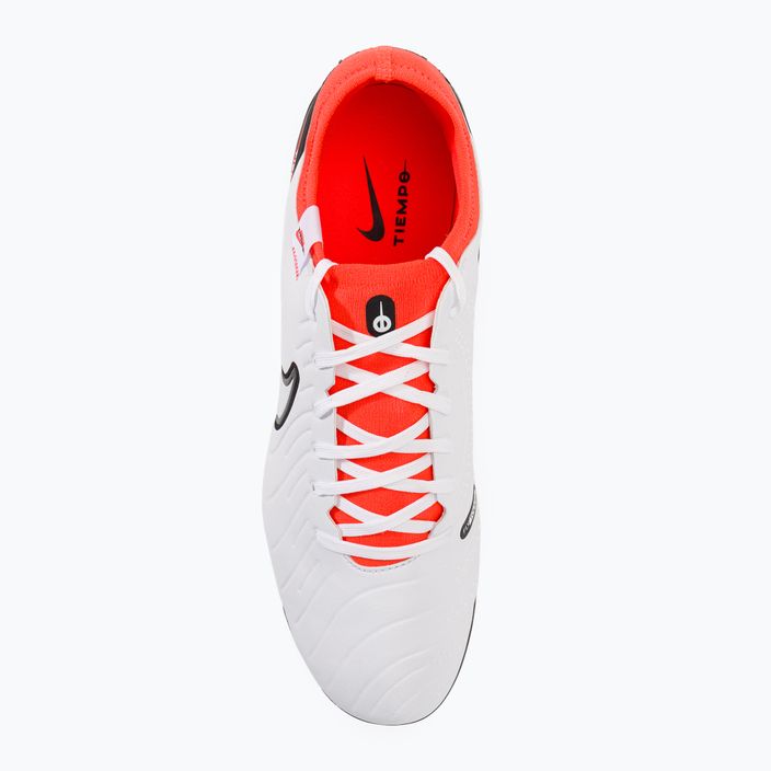 Nike Tiempo Legend 10 Pro FG bianco/nero/lucido cremisi scarpe da calcio 6