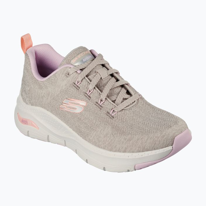 Scarpe SKECHERS Arch Fit Comfy Wave donna taupe/multi 7
