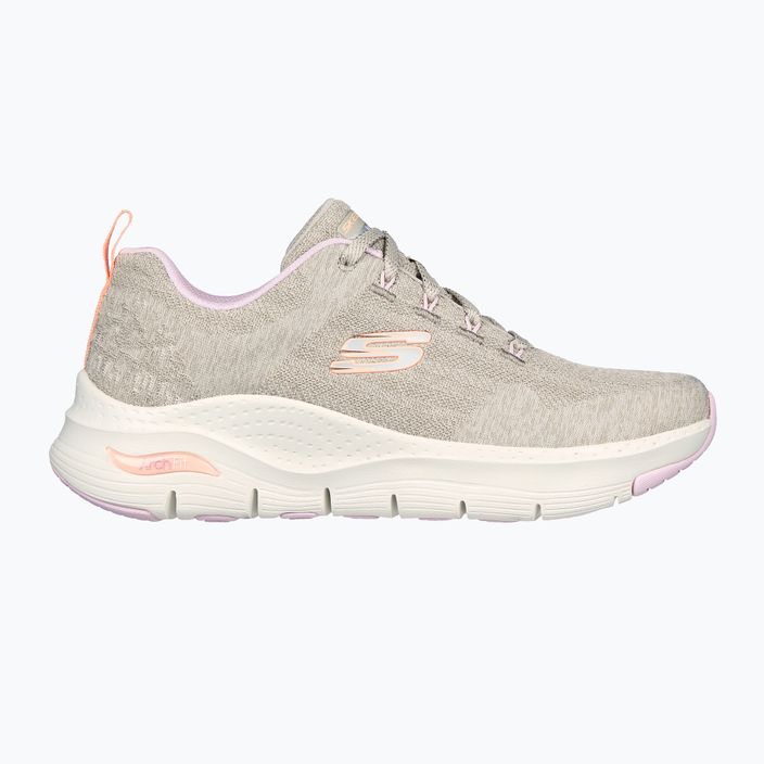 Scarpe SKECHERS Arch Fit Comfy Wave donna taupe/multi 8