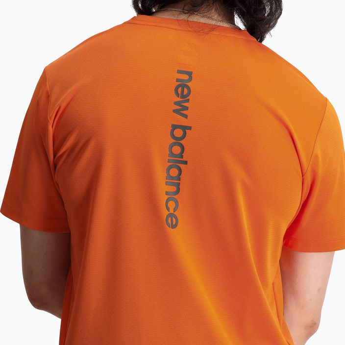 Maglietta da corsa New Balance Impact Run AT N-Vent cayenne da uomo 5