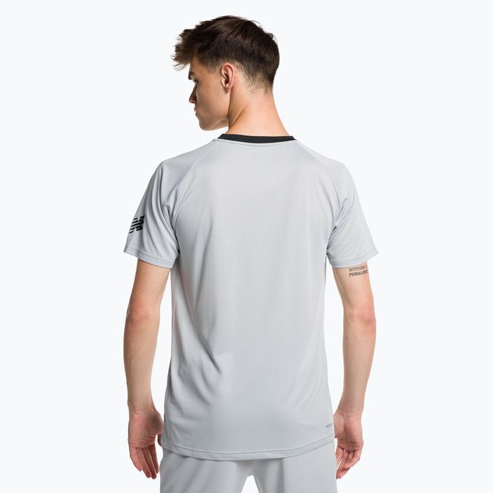 Maglietta New Balance Tenacity Football Training da uomo in alluminio leggero 3