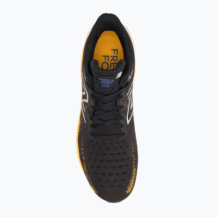 New Balance Fresh Foam X 1080 v12 nero/giallo scarpe da corsa da uomo 6