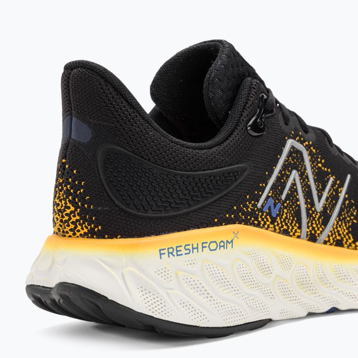 New Balance Fresh Foam X 1080 v12 nero/giallo scarpe da corsa da uomo 9