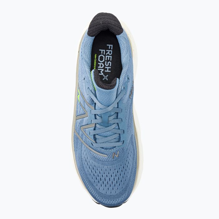 New Balance Fresh Foam X More v4 scarpe da corsa da uomo blu mercurio 6