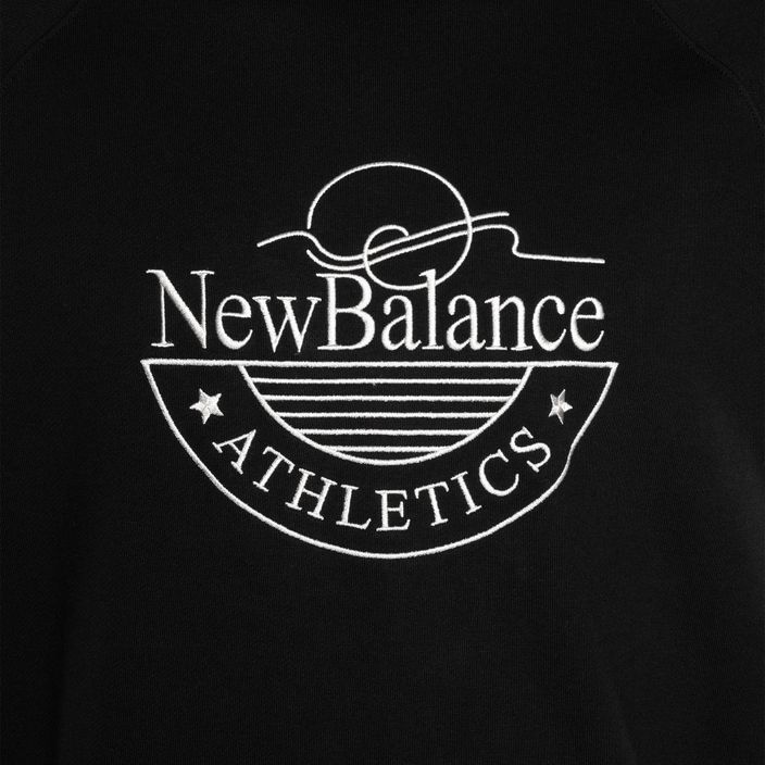 Felpa New Balance Athletics Graphic Crew uomo nero 6