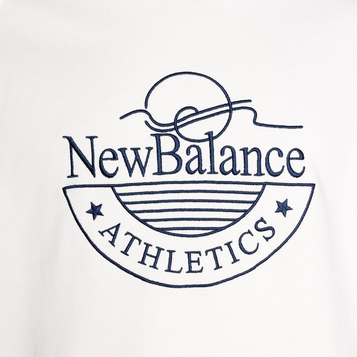 Felpa New Balance Athletics Graphic Crew seasalt da uomo 3