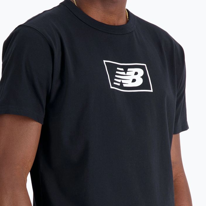 Maglietta New Balance Essentials Logo uomo nero 3