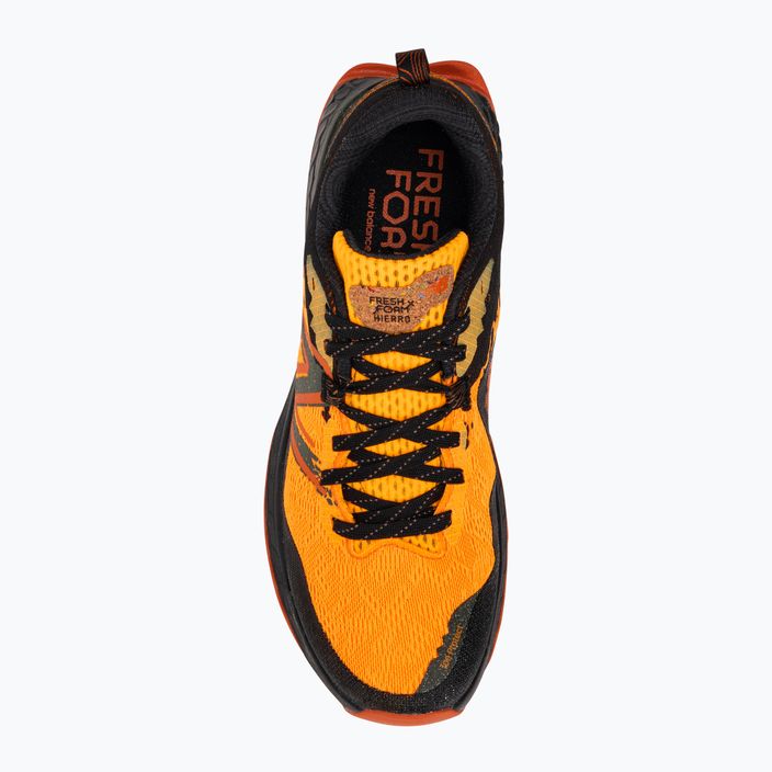 New Balance Fresh Foam X Hierro v7 scarpe da corsa da uomo in tonalità hot marigold 6