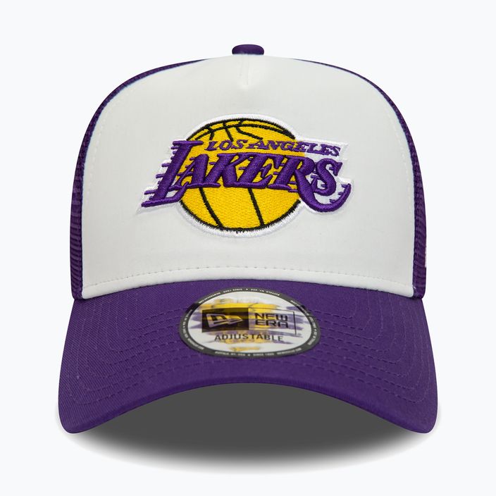Cappello da baseball New Era Team Colour Block Trucker Los Angeles Lakers open misc da uomo 2