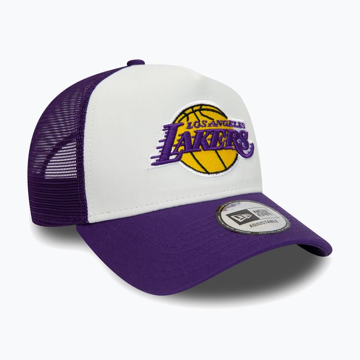 Cappello da baseball New Era Team Colour Block Trucker Los Angeles Lakers open misc da uomo 3