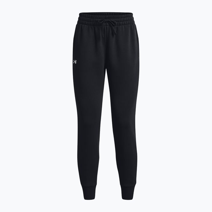 Pantaloni Under Armour Rival Fleece da donna nero scuro/bianco 6