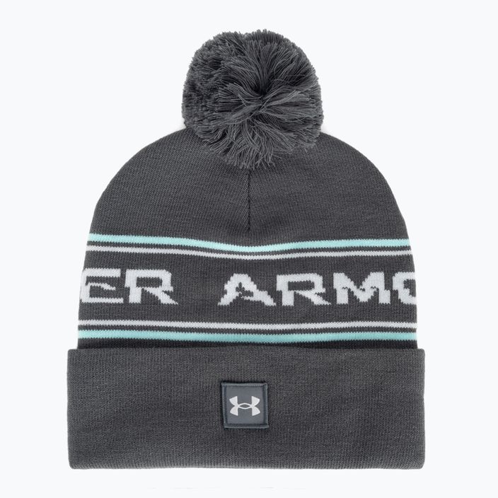 Under Armour berretto invernale da uomo Halftime Pom Beanie pitch gray/halo gray 5