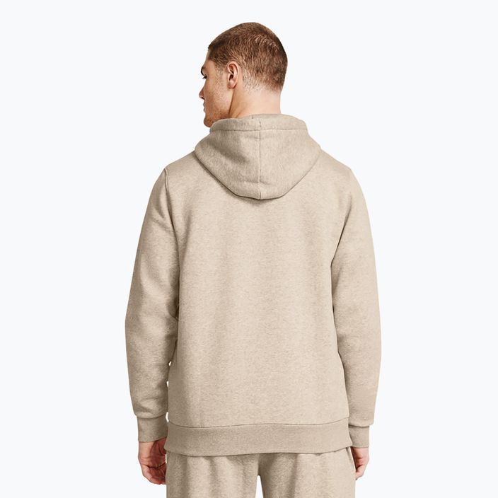 Under Armour Essential Fleece Hoodie Uomo timberwolf taupe light hthr/timberwolf taupe 2