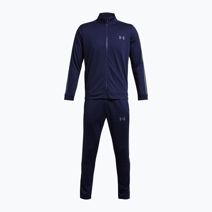 Under Armour UA Knit Track Suit tuta da uomo midnight navy/grigio diluvio/grigio diluvio 5