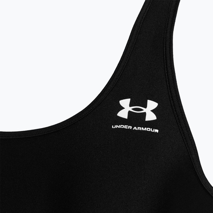 Reggiseno fitness Under Armour HG Authentics Mid con marchio bianco/nero 6