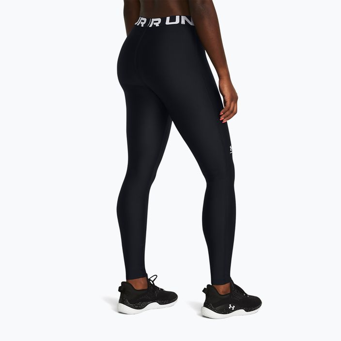 Leggings Under Armour da donna HG Authentics nero/bianco 3