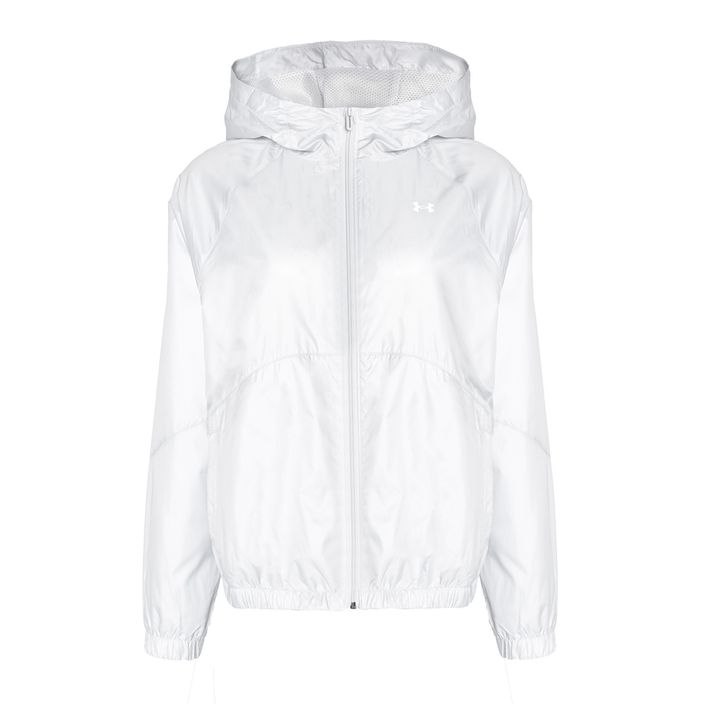 Giacca da donna Under Armour Sport Windbreaker halo grigio/bianco 3