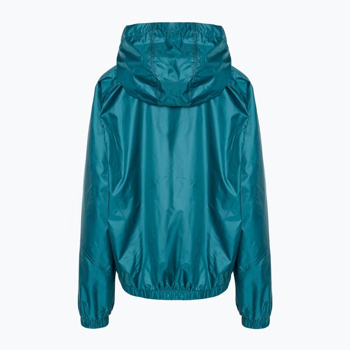 Giacca da donna Under Armour Sport Windbreaker hydro verde acqua/bianco 4