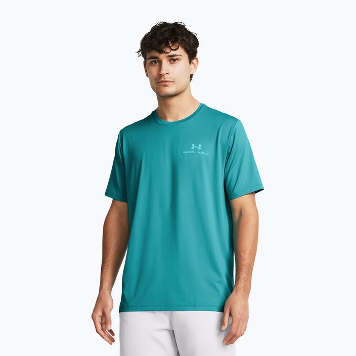 Maglietta da allenamento Under Armour Rush Energy circuit uomo teal/circuit teal