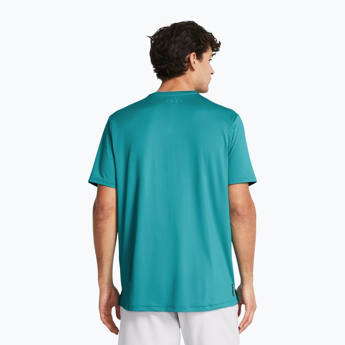 Maglietta da allenamento Under Armour Rush Energy circuit uomo teal/circuit teal 2