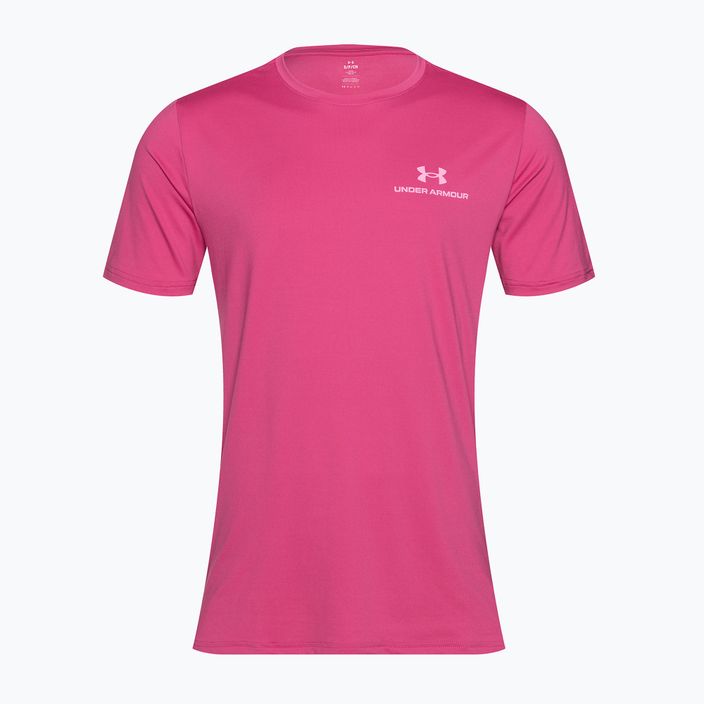 Maglietta da allenamento Under Armour Rush Energy da uomo rosa astro/rosa astro 3