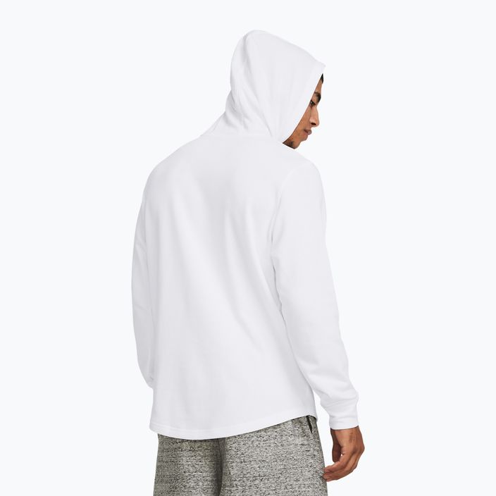 Under Armour Rival Terry Graphic Hood Uomo bianco/nero 2