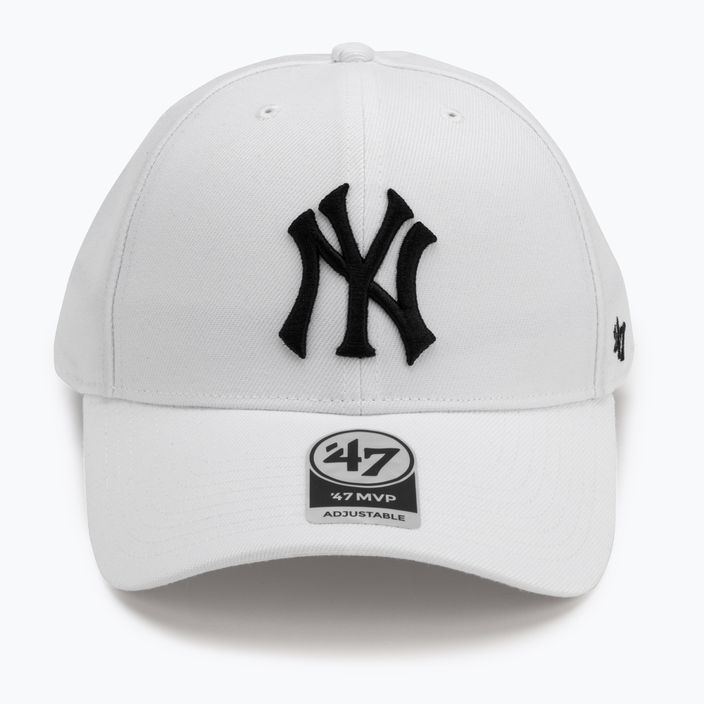 47 Brand MLB New York Yankees MVP SNAPBACK berretto da baseball bianco 4