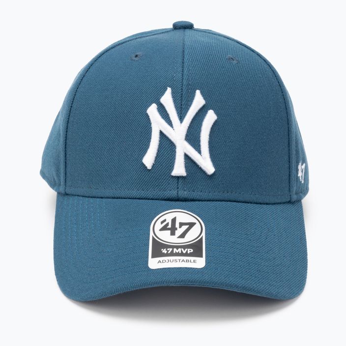 47 Brand MLB New York Yankees MVP SNAPBACK timbro berretto da baseball blu 4