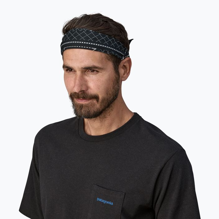 Patagonia Bandana mountain grid/nero imbragatura multifunzionale 4