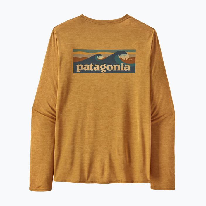 Uomo Patagonia Cap Cool Daily Graphic Shirt-Waters trekking longsleeve pufferfish gold x-dye 4