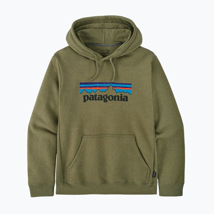 Felpa Patagonia P-6 Logo Uprisal buckhorn verde 3