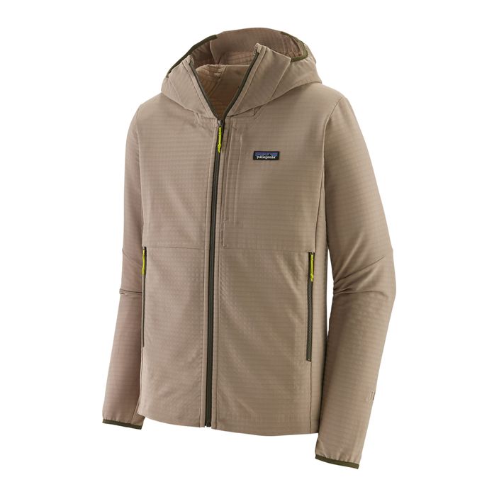 Felpa da uomo Patagonia R1 TechFace Hoody seabird grey 2