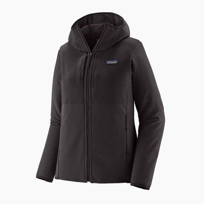 Giacca softshell da donna Patagonia R2 CrossStrata Hoody nero 3