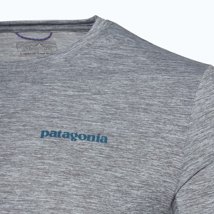 Longsleeve Uomo Patagonia Cap Cool Daily Graphic Shirt-Waters boardshort logo abalone blue/grigio piuma 3