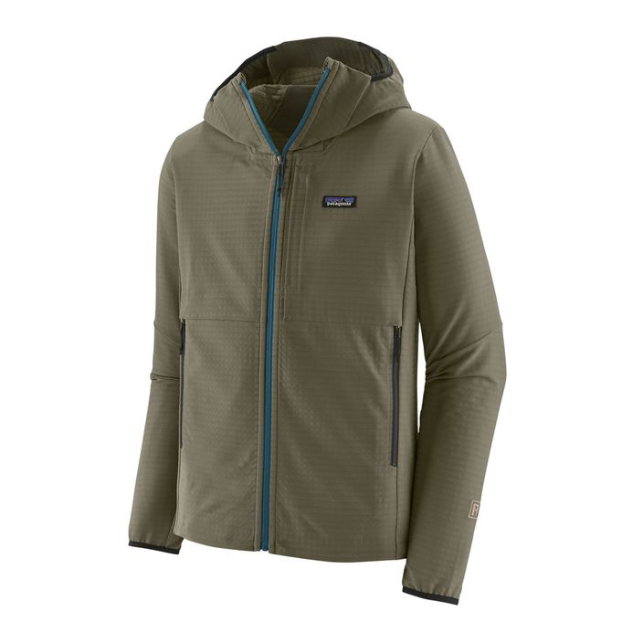 Felpa Patagonia R1 TechFace Hoody da uomo basin green 2